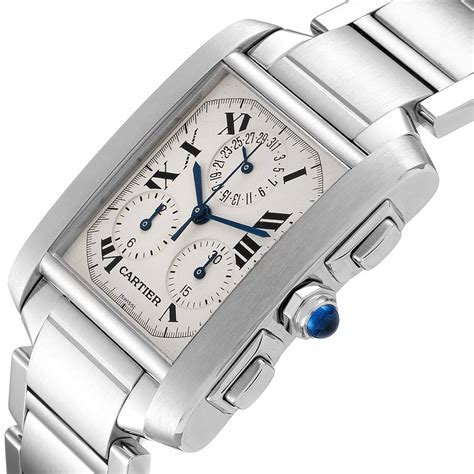 cartier small tank francaise|cartier tank francaise chronoflex.